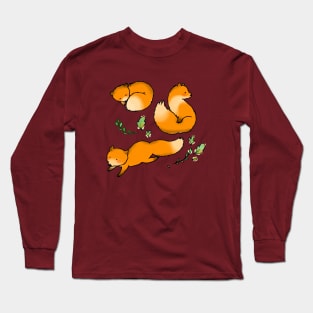 cute foxes Long Sleeve T-Shirt